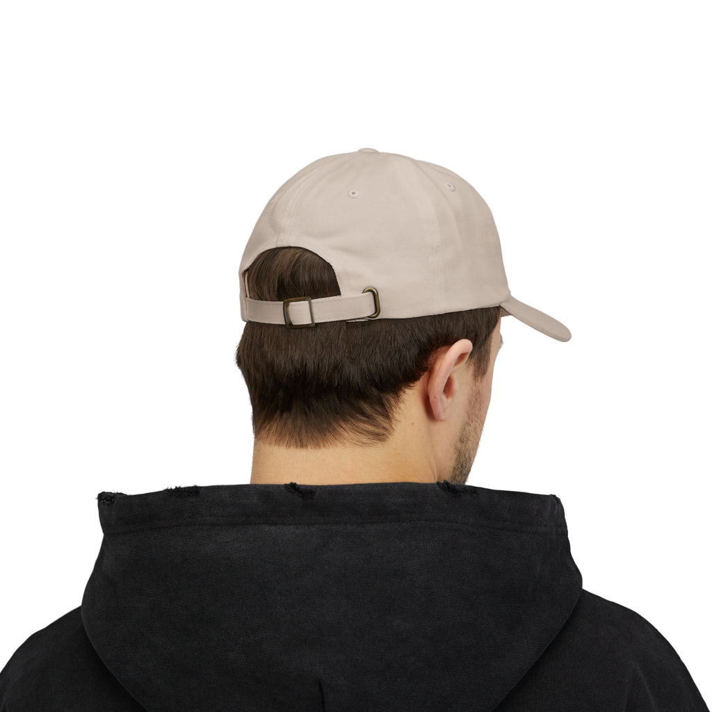 Techno Papi Dad Cap — Embroidered "Classic Dad" White Baseball Hat